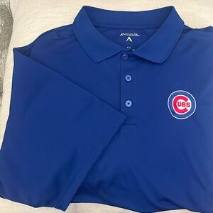 Royal blue Chicago cubs polo / XXL short sleeve